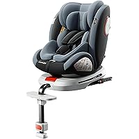 E090 HZDMJ チャイルドシート 360度 回転式 ISOFIX対応 hzdmj チャイルドシート 360°回転式 ジュニアシート 0歳〜12歳